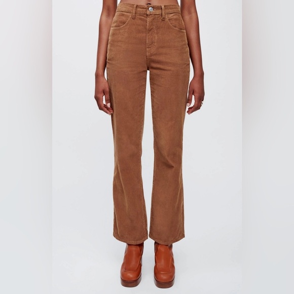 RE/DONE Jeans Women’s Size 26 70s Corduroy Loose Flare in Ginger Corduroy - Picture 2 of 15